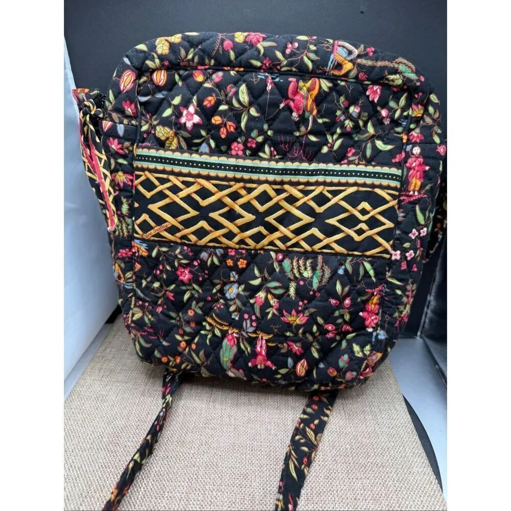 Vera Bradley Rare Ming Asian Pattern Moms Day Out Shoulder Purse Crossbody Bag - Picture 2 of 10